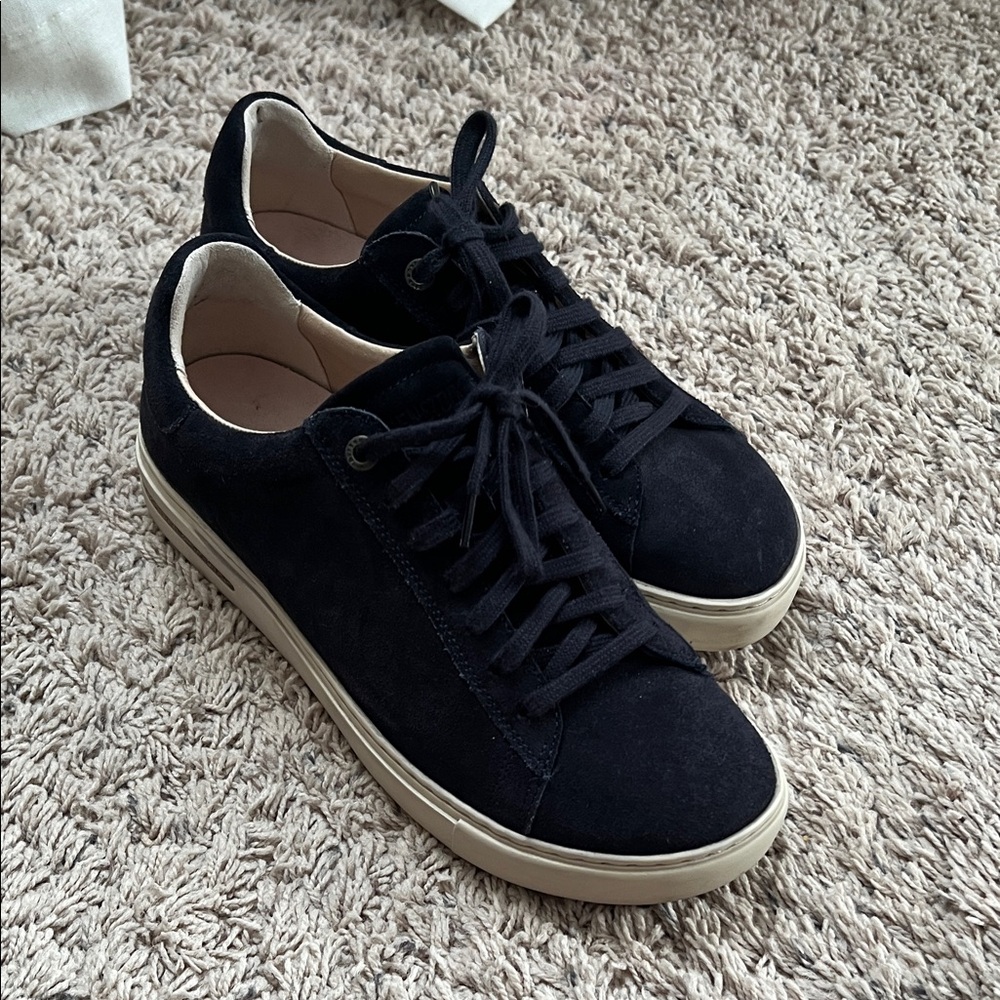 Birkenstock Black  Suede Sneakers